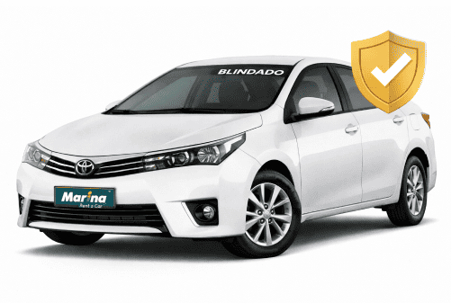 Corolla Blindado - Marina - aluguel de carros em Fortaleza